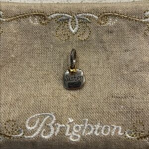 Silver and Gold Sister Charm